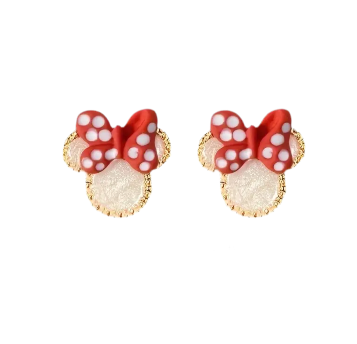 Minnie & bow earrings