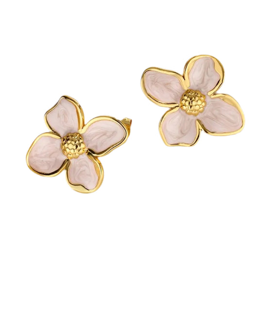 Floral earrings